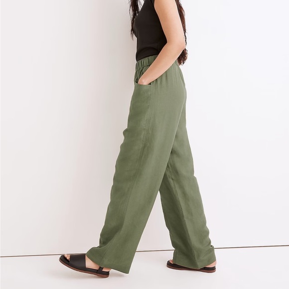 SOLD❌❌❌Madewell Wide Leg Pull On High Rise Pant - Picture 5 of 11